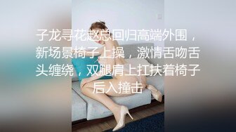 子龙寻花赵总回归高端外围，新场景椅子上操，激情舌吻舌头缠绕，双腿肩上扛扶着椅子后入撞击