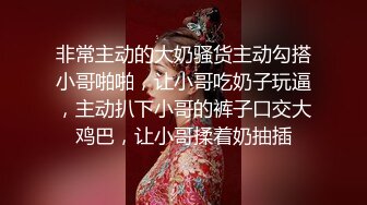 非常主动的大奶骚货主动勾搭小哥啪啪，让小哥吃奶子玩逼，主动扒下小哥的裤子口交大鸡巴，让小哥揉着奶抽插