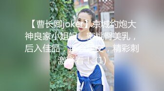 【曹长卿joker】京城约炮大神良家小姐姐，蜜桃臀美乳，后入佳品，还会足交，精彩刺激必看！ (1)